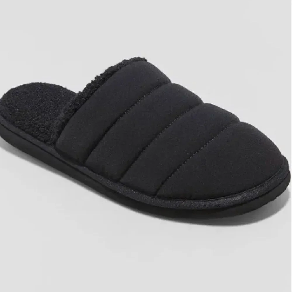 Wondershop Charlie Puffer Slide Slippers Black